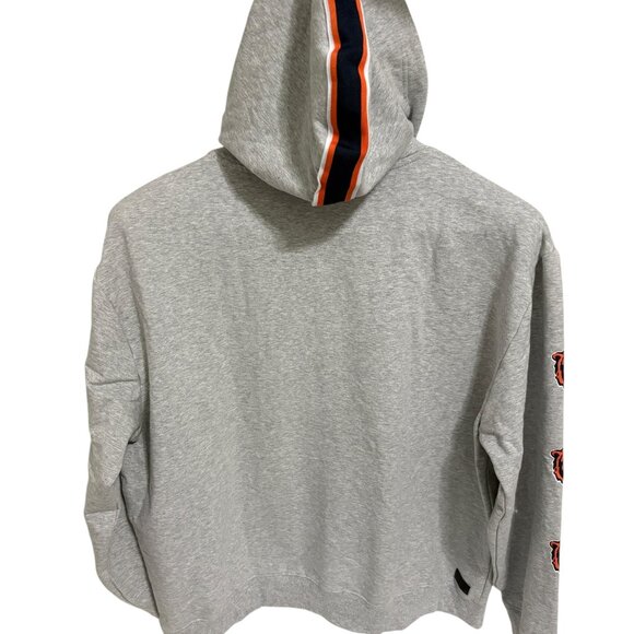 Chicago Bears Full Zip Hooded Sweatshirt Jacket Wome Size XXL Gray Blue - Picture 7 of 7